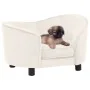 Sofá para perros felpa crema 69x49x40 cm de vidaXL, Camas para perros - Ref: Foro24-171025, Precio: 122,92 €, Descuento: %