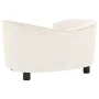 Sofá para perros felpa crema 69x49x40 cm de vidaXL, Camas para perros - Ref: Foro24-171025, Precio: 122,92 €, Descuento: %