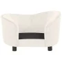Sofá para perros felpa crema 69x49x40 cm de vidaXL, Camas para perros - Ref: Foro24-171025, Precio: 122,92 €, Descuento: %