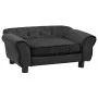 Sofá para perros felpa gris oscuro 72x45x30 cm de vidaXL, Camas para perros - Ref: Foro24-171039, Precio: 94,72 €, Descuento: %