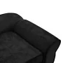 Sofá para perros felpa negro 72x45x30 cm de vidaXL, Camas para perros - Ref: Foro24-171038, Precio: 89,26 €, Descuento: %