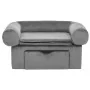 Sofá para perros con cajón felpa gris 75x50x38 cm de vidaXL, Camas para perros - Ref: Foro24-171076, Precio: 111,08 €, Descue...