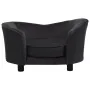 Sofá para perros felpa y cuero sintético negro 69x49x40 cm de vidaXL, Camas para perros - Ref: Foro24-171032, Precio: 113,23 ...