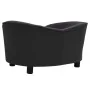 Sofá para perros felpa y cuero sintético negro 69x49x40 cm de vidaXL, Camas para perros - Ref: Foro24-171032, Precio: 113,23 ...