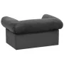 Sofá para perros con cajón felpa gris oscuro 75x50x38 cm de vidaXL, Camas para perros - Ref: Foro24-171079, Precio: 102,06 €,...