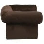Sofá para perros con cajón felpa marrón 75x50x38 cm de vidaXL, Camas para perros - Ref: Foro24-171077, Precio: 110,38 €, Desc...