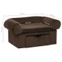 Sofá para perros con cajón felpa marrón 75x50x38 cm de vidaXL, Camas para perros - Ref: Foro24-171077, Precio: 110,38 €, Desc...