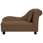 Sofá para perros con almohada marrón felpa 83x44x44 cm de vidaXL, Camas para perros - Ref: Foro24-171101, Precio: 134,62 €, D...