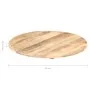 Round table top solid mango wood 15-16 mm 50cm by vidaXL, Table tops - Ref: Foro24-286000, Price: 43,63 €, Discount: %