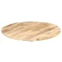 Superficie de mesa redonda madera maciza de mango 15-16 mm 50cm de vidaXL, Tableros para mesas - Ref: Foro24-286000, Precio: ...
