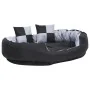 Cojín para perro reversible y lavable gris y negro 110x80x23 cm de vidaXL, Camas para perros - Ref: Foro24-171209, Precio: 59...