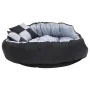 Cojín para perro reversible y lavable gris y negro 110x80x23 cm de vidaXL, Camas para perros - Ref: Foro24-171209, Precio: 59...