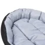 Cojín para perro reversible y lavable gris y negro 110x80x23 cm de vidaXL, Camas para perros - Ref: Foro24-171209, Precio: 59...