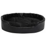 Cama para perros felpa y cuero sintético negra 90x79x20 cm de vidaXL, Camas para perros - Ref: Foro24-171263, Precio: 79,00 €...