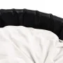 Cama de perros felpa y cuero sintético negro beige 99x89x21 cm de vidaXL, Camas para perros - Ref: Foro24-171272, Precio: 79,...