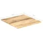 Superficie de mesa madera maciza de mango 25-27 mm 70x70 cm de vidaXL, Tableros para mesas - Ref: Foro24-286027, Precio: 100,...
