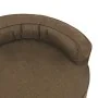 Colchón de cama de perro ergonómico aspecto lino marrón 75x53cm de vidaXL, Camas para perros - Ref: Foro24-171302, Precio: 66...