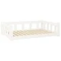Cama para perros madera maciza de pino blanco 105,5x75,5x28 cm de vidaXL, Camas para perros - Ref: Foro24-820203, Precio: 86,...