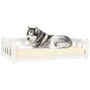 Cama para perros madera maciza de pino blanco 105,5x75,5x28 cm de vidaXL, Camas para perros - Ref: Foro24-820203, Precio: 86,...