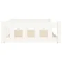 Cama para perros madera maciza de pino blanco 105,5x75,5x28 cm de vidaXL, Camas para perros - Ref: Foro24-820203, Precio: 86,...
