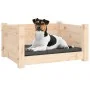 Cama para perros madera maciza de pino 55,5x45,5x28 cm de vidaXL, Camas para perros - Ref: Foro24-821442, Precio: 48,52 €, De...