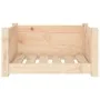 Cama para perros madera maciza de pino 55,5x45,5x28 cm de vidaXL, Camas para perros - Ref: Foro24-821442, Precio: 48,52 €, De...