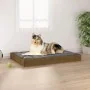 Cama para perros madera maciza pino marrón miel 91,5x64x9 cm de vidaXL, Camas para perros - Ref: Foro24-820864, Precio: 52,24...