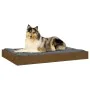 Cama para perros madera maciza pino marrón miel 91,5x64x9 cm de vidaXL, Camas para perros - Ref: Foro24-820864, Precio: 52,24...