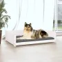 Cama para perros madera maciza de pino blanco 95,5x65,5x28 cm de vidaXL, Camas para perros - Ref: Foro24-821458, Precio: 80,3...