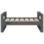Cama para perros madera maciza de pino gris 65,5x50,5x28 cm de vidaXL, Camas para perros - Ref: Foro24-821474, Precio: 39,82 ...
