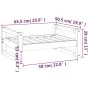Cama para perros madera maciza de pino gris 65,5x50,5x28 cm de vidaXL, Camas para perros - Ref: Foro24-821474, Precio: 39,82 ...