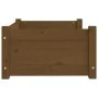Cama para perros madera maciza pino marrón miel 65,5x50,5x28 cm de vidaXL, Camas para perros - Ref: Foro24-821450, Precio: 55...