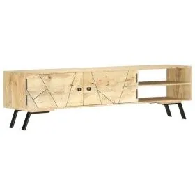 Mueble de TV madera maciza de mango 140x30x40 cm de vidaXL, Muebles TV - Ref: Foro24-286152, Precio: 199,17 €, Descuento: %