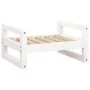 Cama para perros madera maciza de pino blanco 55,5x45,5x28 cm de vidaXL, Camas para perros - Ref: Foro24-821468, Precio: 44,4...