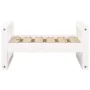 Cama para perros madera maciza de pino blanco 55,5x45,5x28 cm de vidaXL, Camas para perros - Ref: Foro24-821468, Precio: 44,4...