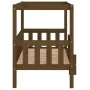 Cama para perros madera maciza pino marrón miel 95,5x73,5x90 cm de vidaXL, Camas para perros - Ref: Foro24-822385, Precio: 92...