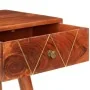 Solid acacia wood console table 90x35x76 cm by vidaXL, Side tables - Ref: Foro24-286174, Price: 148,73 €, Discount: %