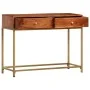 Solid acacia wood console table 100x35x76 cm by vidaXL, Side tables - Ref: Foro24-286175, Price: 144,12 €, Discount: %