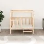 Cama para perros madera maciza de pino 105,5x83,5x100 cm de vidaXL, Camas para perros - Ref: Foro24-822387, Precio: 118,74 €,...