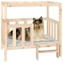 Cama para perros madera maciza de pino 105,5x83,5x100 cm de vidaXL, Camas para perros - Ref: Foro24-822387, Precio: 118,74 €,...