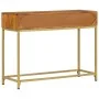 Solid acacia wood console table 100x35x76 cm by vidaXL, Side tables - Ref: Foro24-286175, Price: 144,12 €, Discount: %