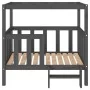 Cama para perros madera maciza de pino gris 105,5x83,5x100 cm de vidaXL, Camas para perros - Ref: Foro24-822389, Precio: 102,...