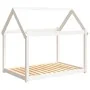 Cama para perros madera maciza de pino blanco 111x80x100 cm de vidaXL, Camas para perros - Ref: Foro24-822218, Precio: 101,18...