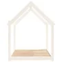 Cama para perros madera maciza de pino blanco 111x80x100 cm de vidaXL, Camas para perros - Ref: Foro24-822218, Precio: 101,18...