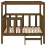 Cama perros madera maciza pino marrón miel 105,5x83,5x100 cm de vidaXL, Camas para perros - Ref: Foro24-822390, Precio: 108,0...