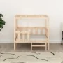 Cama para perros madera maciza de pino 95,5x73,5x90 cm de vidaXL, Camas para perros - Ref: Foro24-822382, Precio: 101,29 €, D...