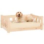 Cama para perros madera maciza de pino 75,5x55,5x28 cm de vidaXL, Camas para perros - Ref: Foro24-833253, Precio: 52,84 €, De...