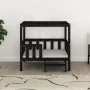 Cama para perros madera maciza de pino negro 95,5x73,5x90 cm de vidaXL, Camas para perros - Ref: Foro24-822386, Precio: 97,37...