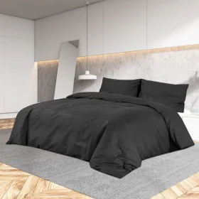 Black light microfiber duvet cover set 135x200 cm by vidaXL, Duvet covers - Ref: Foro24-135974, Price: 16,86 €, Discount: %