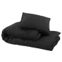 Bettbezug-Set aus heller Mikrofaser in Schwarz, 135 x 200 cm von vidaXL, Bettbezüge - Ref: Foro24-135974, Preis: 16,86 €, Rab...